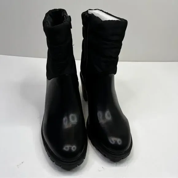 Alfani Belcalise lug sole puffer boots black - 9 - Picture 6 of 12